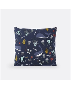 Наволочка детская из 100 хлопка Melvil синий Laredoute