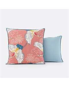 Наволочка из хлопкового перкаля Grues розовый La redoute interieurs