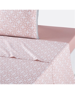 Простыня из хлопка Yucatan розовый La redoute interieurs