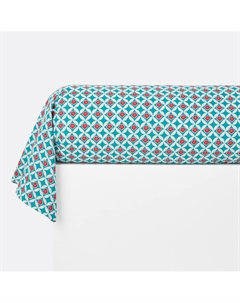 Наволочка на подушку-валик из хлопка Miss Shanghai синий Laredoute
