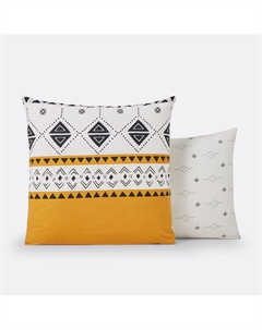 Наволочка для подушки из хлопковой перкали Bahiya бежевый Laredoute