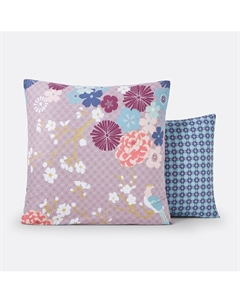 Наволочка из хлопка Miss China фиолетовый La redoute interieurs