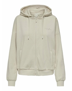 Свитшот на молнии с капюшоном бежевый Laredoute