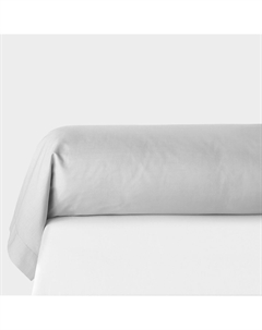 Наволочка на подушку-валик однотонная из поликоттона Scenario серый Laredoute