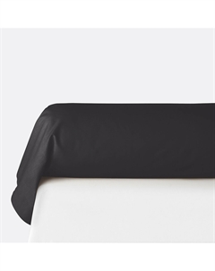 Наволочка на подушку-валик однотонная из поликоттона Scenario черный Laredoute