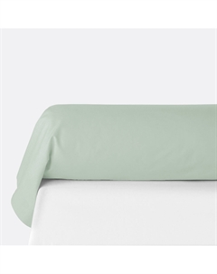 Наволочка на подушку-валик однотонная из поликоттона Scenario зеленый Laredoute