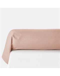 Наволочка на подушку-валик однотонная из поликоттона Scenario каштановый Laredoute