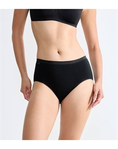 Комплект из трех трусов-слипов миди Basic черный Sloggi