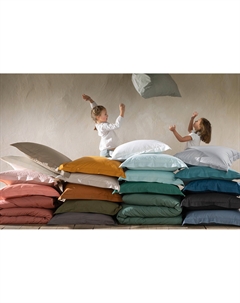 Простыня натяжная хлопчатобумажная высота бортика 25 см Scenario розовый La redoute interieurs