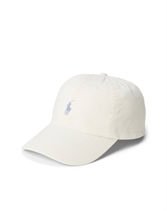 Бейсболка из ткани унисекс бежевый Polo ralph lauren