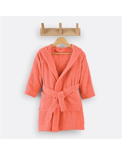 Халат детский с капюшоном 350 гм Scenario оранжевый La redoute interieurs