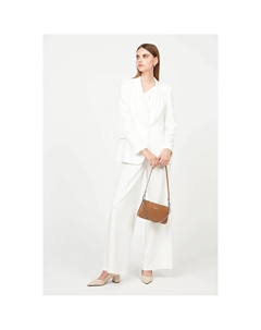 Сумка-клатч из кожи SUAVE EVEN каштановый Laredoute