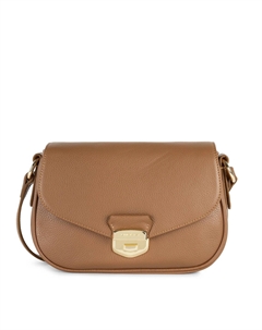 Сумка с ремешком из кожи FOULONNE MILANO каштановый Laredoute