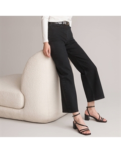 Джинсы широкие черный Laredoute