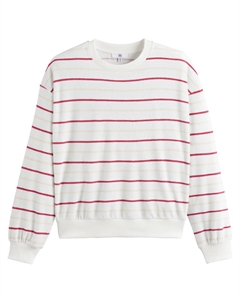 Свитшот из махровой ткани в полоску другие Laredoute