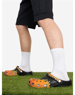 Сабо мужские Classic Flames, Черный Crocs