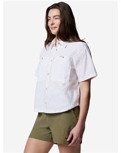 Рубашка с коротким рукавом женская Brea Falls Woven Ss, Белый Columbia
