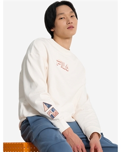 Свитшот мужской оверсайз, Бежевый Fila