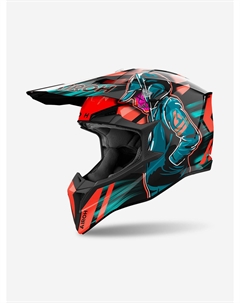 Мотошлем Кроссовый WRAAP CYBER Orange Gloss, Оранжевый Airoh