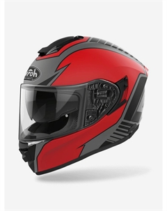 Мотошлем интеграл ST.501 TYPE Red Matt, Черный Airoh