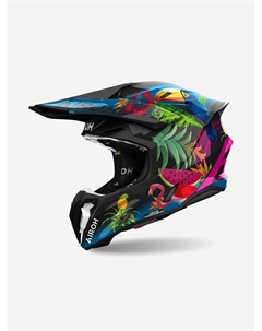 Мотошлем Кроссовый TWIST 3 AMAZONIA Glossy, Мультицвет Airoh