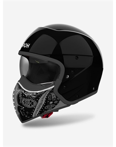 Мотошлем J110 PAESLY Black Gloss, Черный Airoh