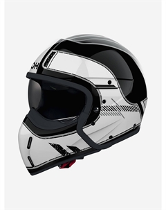 Мотошлем J110 RASTER White Gloss, Черный Airoh