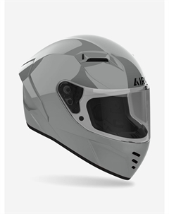 Мотошлем Интеграл CONNOR COLOR Cement Grey Glossy, Серый Airoh