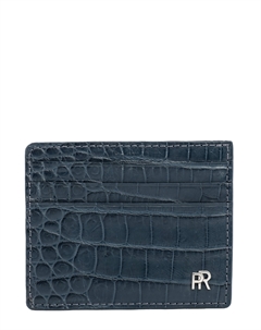Визитница Pr из кожи крокодила Pelle ricco