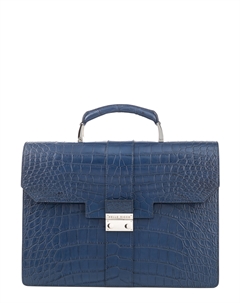 Портфель Valigetta из кожи крокодила Pelle ricco