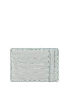 Визитница для карт и визиток из кожи крокодила Bardini