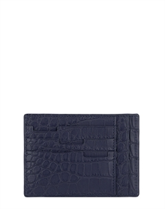 Визитница для карт и визиток из кожи крокодила Bardini