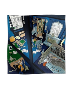 Шелковый платок Mystere Hermès