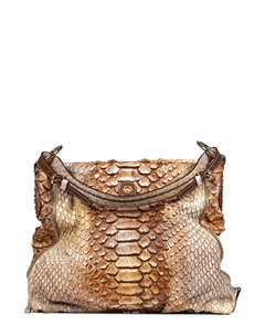 Мягкая сумка Napoli из кожи питона А045 Boa