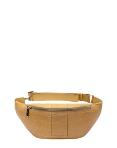 Поясная сумка из кожи крокодила с вставками из кожи теленка Bardini