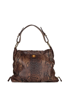 Мягкая сумка Napoli из кожи питона А045 Boa