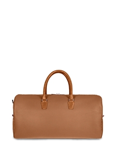 Дорожная сумка из кожи телёнка со вставками из крокодила Bardini