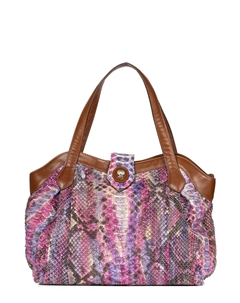 Мягкая сумка из кожи питона Florence А022 Boa