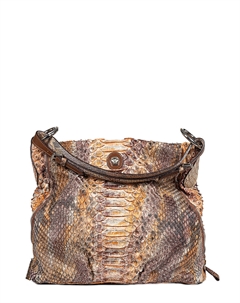Мягкая сумка из кожи питона Napoli А045 Boa