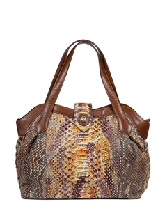 Мягкая сумка из кожи питона Florence А022 Boa