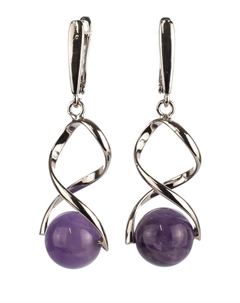 Серьги Бусики-колечки