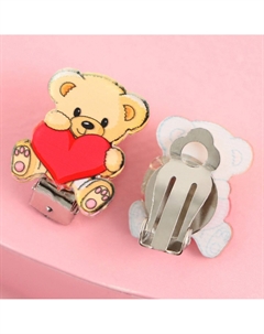 Серьги клипсы детские Art beauty