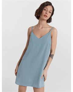 Сарафан домашний женский голубой Mark formelle