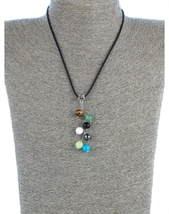 Колье Бусики-колечки