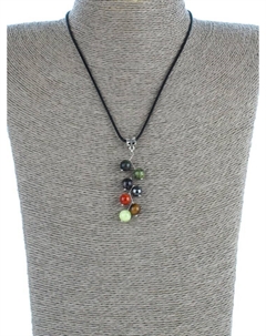 Колье Бусики-колечки