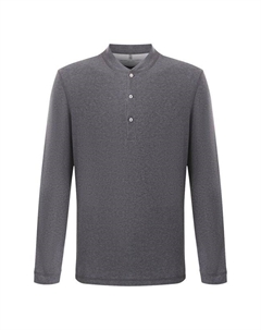 Хлопковый лонгслив-хенли Brunello cucinelli