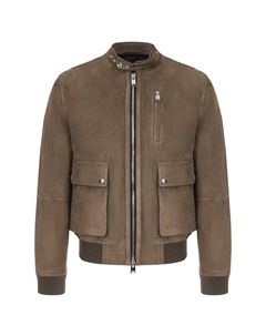 Замшевый бомбер Jacob lee