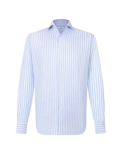 Рубашка из хлопка и льна Alessandro gherardi