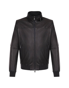 Двусторонний кожаный бомбер Gimo's