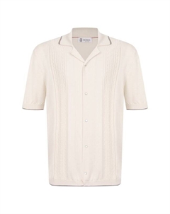 Хлопковая рубашка Brunello cucinelli